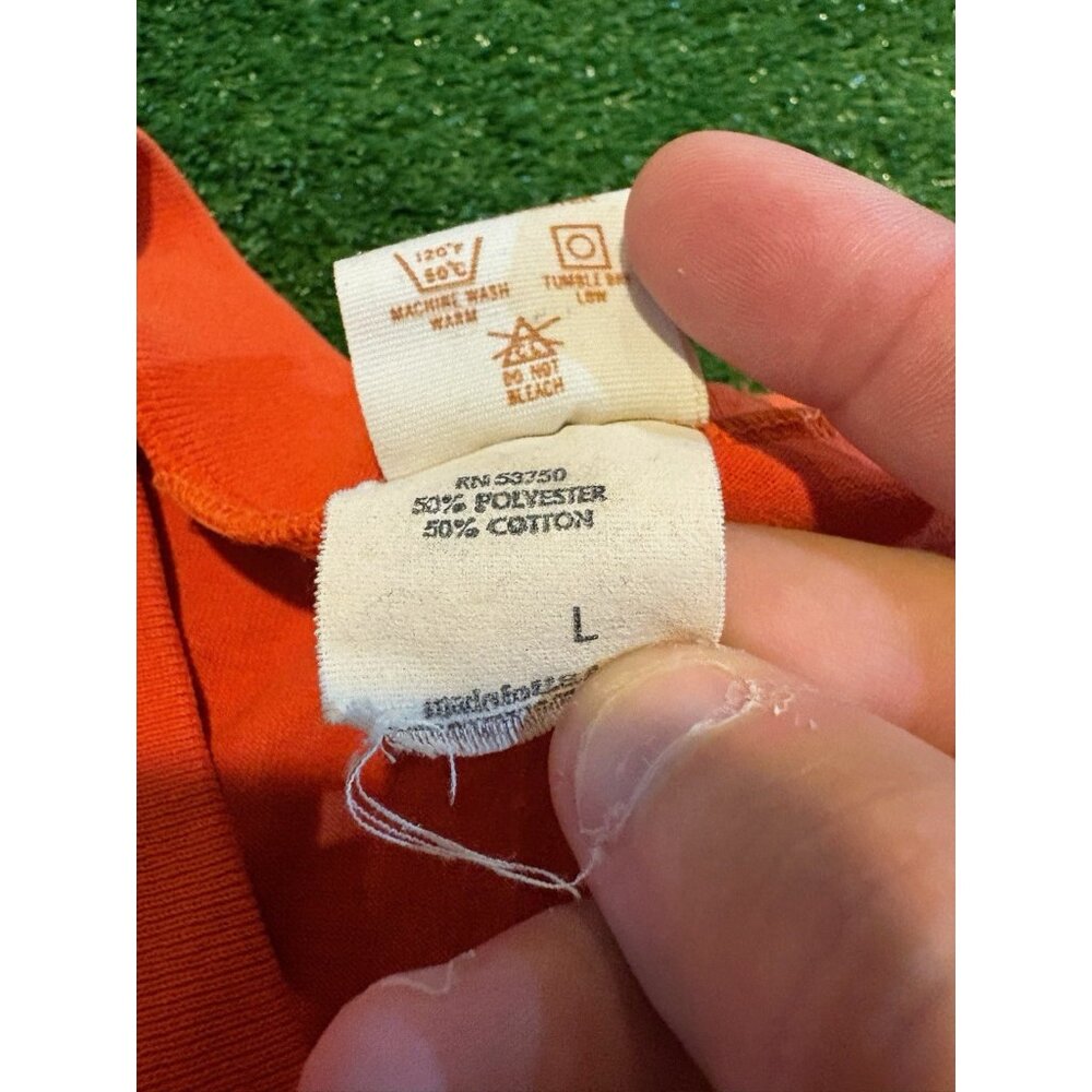 Vintage Denver Broncos shirt mens large orange blue logo 7 1990s NFL 27 - Picture 2 of 12